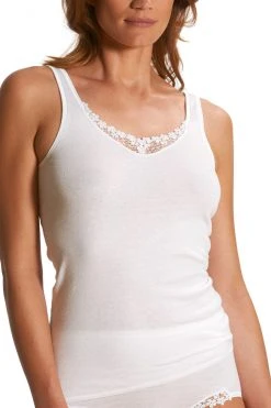 Mey Damenwäsche: Serie 2000 Hemd Lang Mit Guipure-Motiv