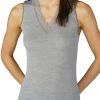 Mey Damenwäsche: Serie Silk Touch Wool Top, Breite Träger, Wolle+Seide -PrimaDonna-Shop 2441401218midgreymelange466 12168 Zoomify2Front 1000x1500 15