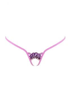 Lucky Cheeks: Luxury String Edition The Bridge Sexy String Ouvert Pink