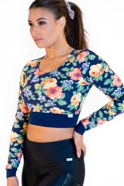 Calao: Fitness Crop Top - Bouquet