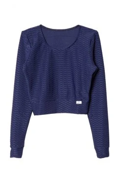 Calao: Fitness Crop Top - Cass Marine