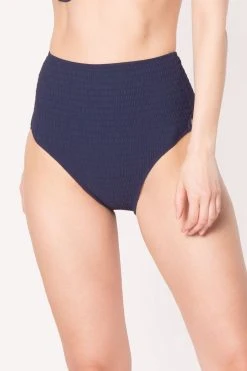 Watercult: Solid Crush High-Waist Bikini-Slip