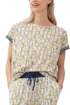 Mey Damenwäsche: Serie Samantha Shirt Kurzarm, Goldenrod