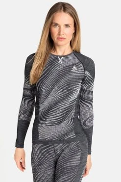 Odlo: Active Warm Eco Shirt Langarm, Blackcomb Eco