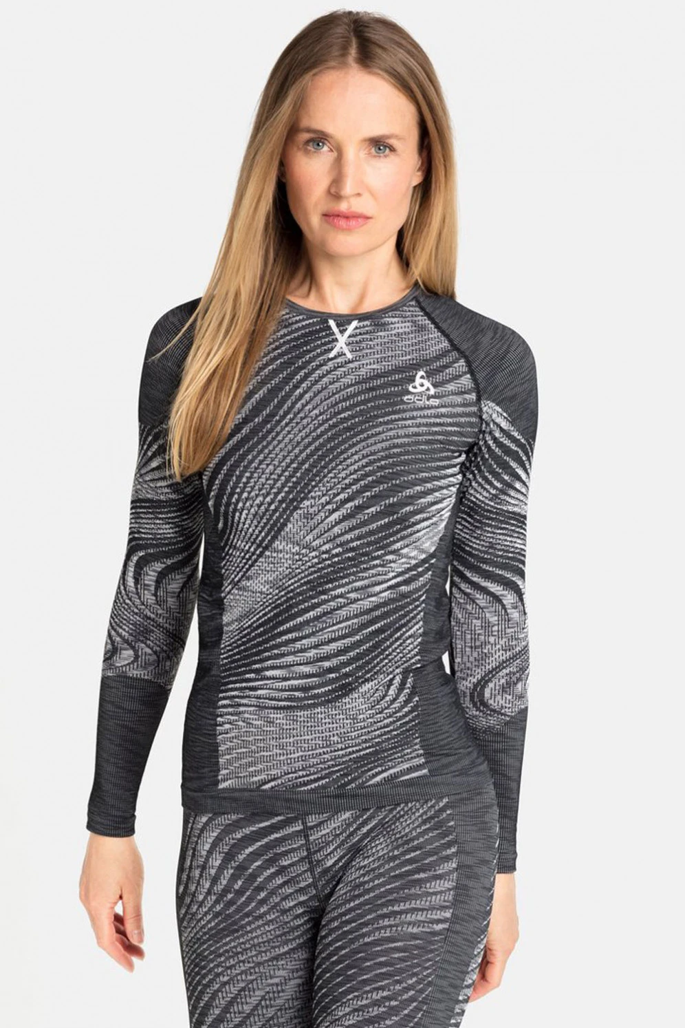Odlo: Active Warm Eco Shirt Langarm, Blackcomb Eco 3 Odlo: Active Warm Eco Shirt Langarm, Blackcomb Eco