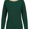 Pip Studio: Loungewear 2022 Tori Sumo Stripe Top Long Sleeve -PrimaDonna-Shop 2666413218darkgreenDGR 14749 Zoomify2Front 1000x1500 15