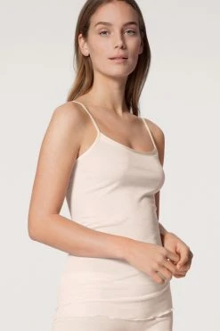 Calida: True Confidence Spaghetti-Top, Merino