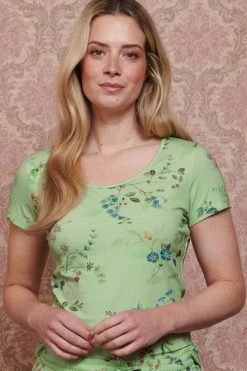 Pip Studio: Loungewear 2023 Tilly Kawai Flower Top Short Sleeve